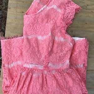 A Peach brand Lacy Lined Dress